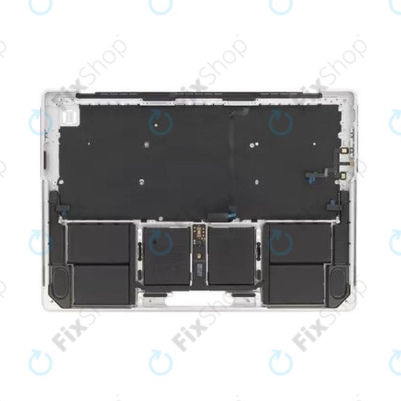 Gornji okvir tipkovnice za MacBook Pro 14", A3185 (2024), s US tipkovnicom i baterijom, Silver, 661-50211, Genuine Apple