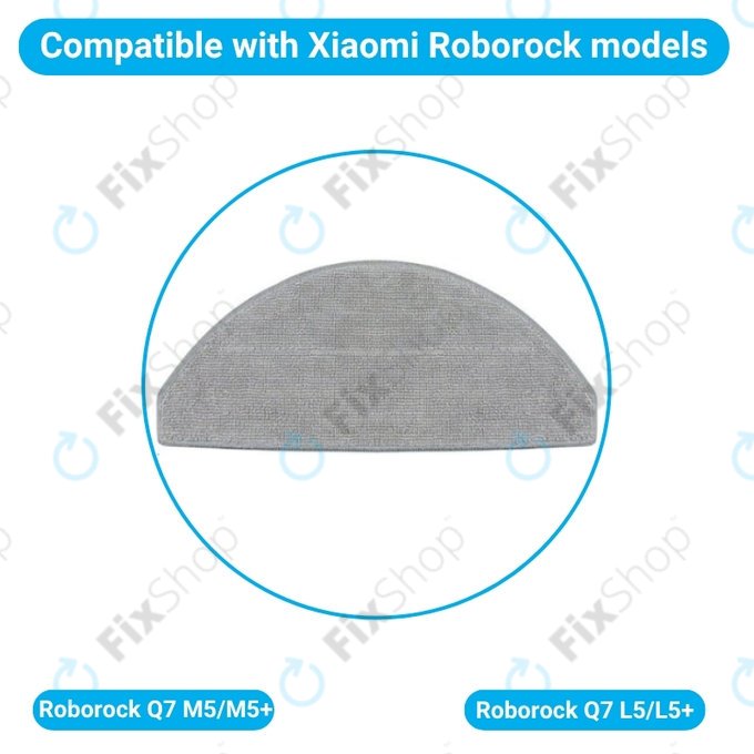 Krpa za brisanje, 2 kom za Xiaomi Roborock Q7 M5, Q7 M5+, Q7 L5, Q7 L5+