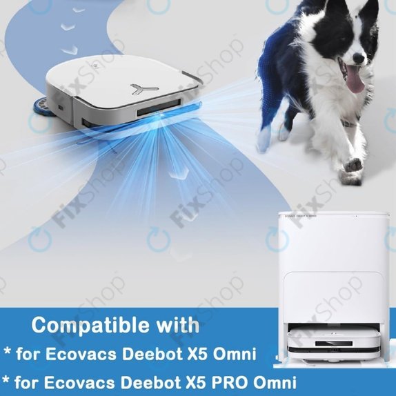 Ecovacs Deebot X5 Omni, X5 Pro Omni - četka u roli