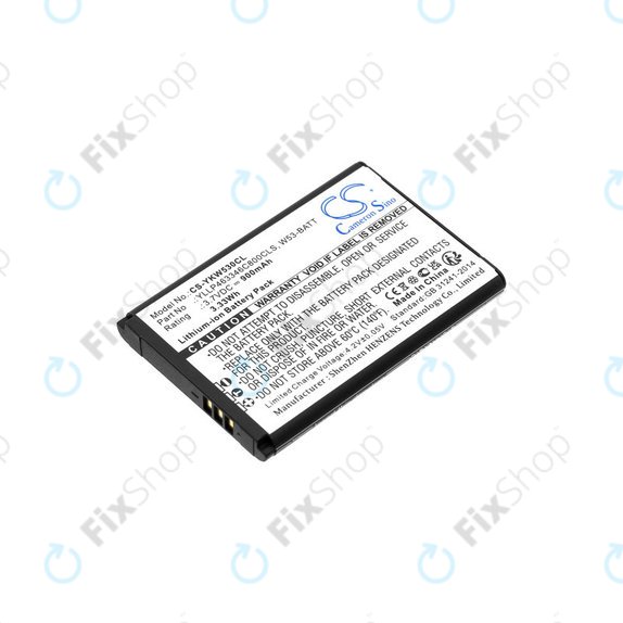 Baterija za Yealink W53, W53h, W78h, 900mAh, Li-Ion, 3.7V, W53-BATT, HQ