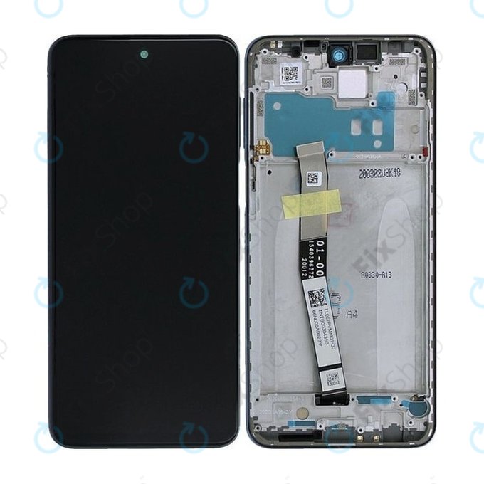 Xiaomi Redmi Note 9S - LCD zaslon + zaslon osjetljiv na dodir + okvir (Interstellar Grey) - 560004J6A100 Originalni servisni paket