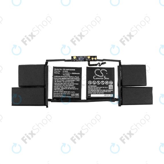Apple MacBook Pro 15" A1707 (krajem 2016. - Sredinom 2017.) - Baterija A1820 6600 mAh HQ