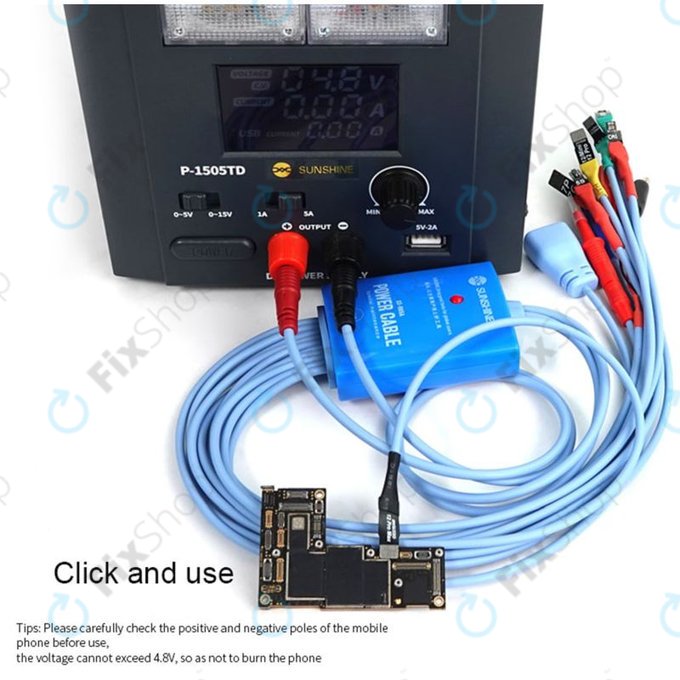 SunShine SS-905A set kabela za napajanje (iPhone 5S - 12 Pro Max, Samsung)