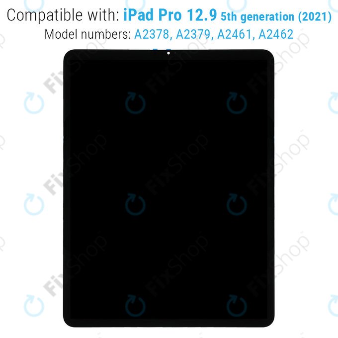 Apple iPad Pro 12.9 (5th Gen 2021, 6th Gen 2022) - LCD zaslon + zaslon osjetljiv na dodir + IC ploča Refurbished