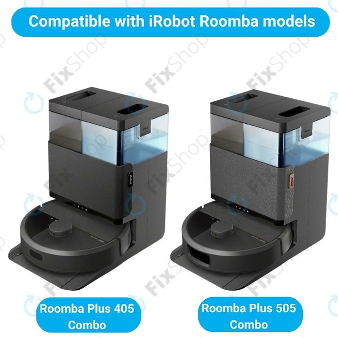 Set rezervnih dijelova za iRobot Roomba Plus 405 Combo, 505 Combo (1x Glavna četka, 2x Filter, 2x Bočna četka, 4x Krpa za brisanje, 2x Vrećica za prašinu)
