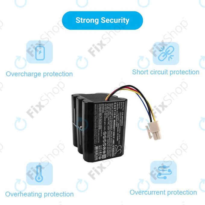 Vorwerk Kobold VR300, Folletto VR300 - Baterija 32579, 4403, 4NCR/18650P2-C002A Li-Ion 14.4V 5800mAh HQ