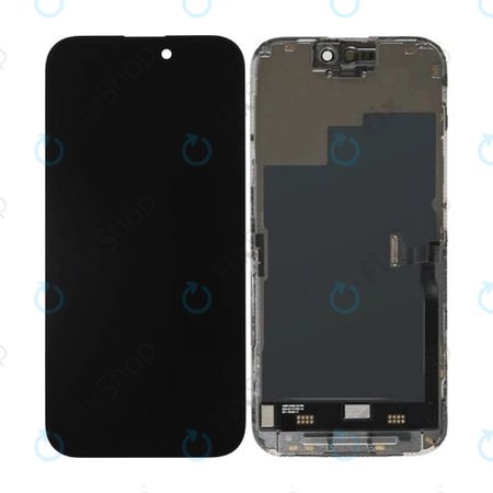 Zaslon Soft OLED za iPhone 16 Plus - Dodirno staklo + Okvir, DIAGNOSTIC