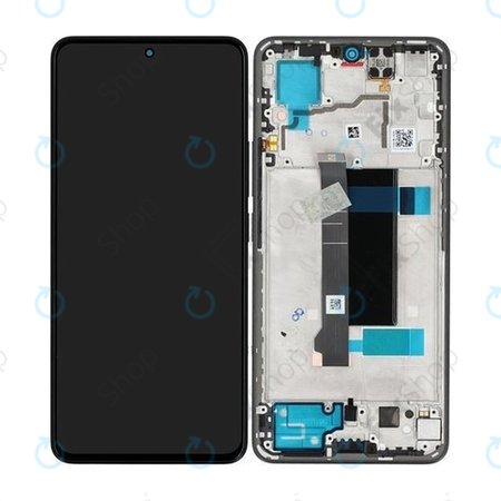 Xiaomi Redmi Note 13 Pro 5G - LCD zaslon + zaslon osjetljiv na dodir + okvir (Midnight Black) - 5600020N1600 Genuine Service Pack