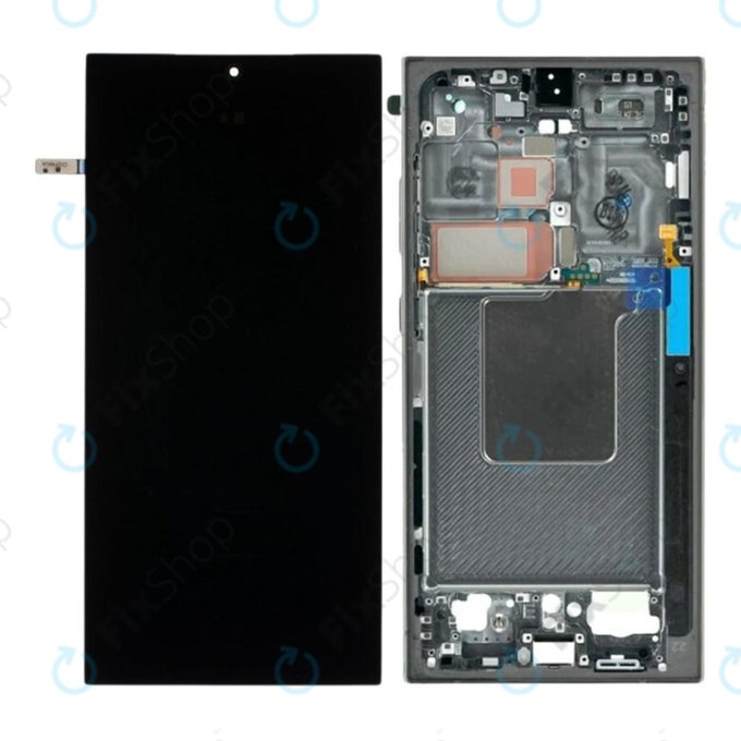Samsung Galaxy S24 Ultra S928B - LCD zaslon + zaslon osjetljiv na dodir + okvir (Titanium Black) OLED