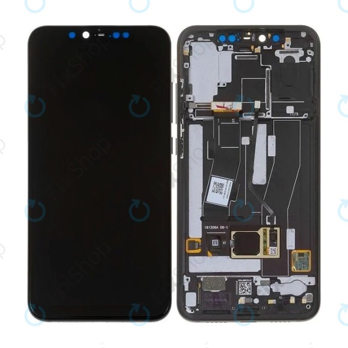 Xiaomi Mi 8 Pro - LCD zaslon + zaslon osjetljiv na dodir + okvir (crni)