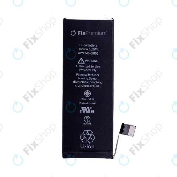 Baterija za iPhone SE, 1624mAh, FixPremium
