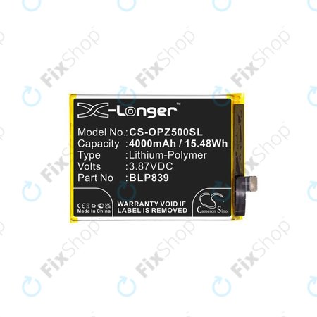 Oppo Reno 5 Z 5G CPH2211 - Baterija BLP839 4000mAh HQ