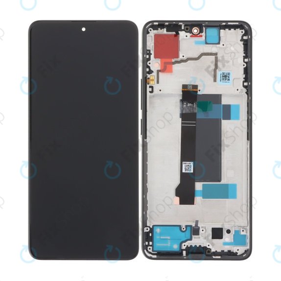Xiaomi Redmi Note 13 Pro 5G 2312DRA50C - LCD zaslon + zaslon osjetljiv na dodir + okvir (Midnight Black) TFT