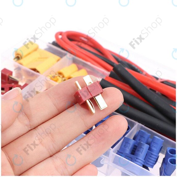 Amass - Set za Popravak Baterija (T-plug, EC3, XT60, Silikonska Žica i Termo Skupljajuće Bužirke)