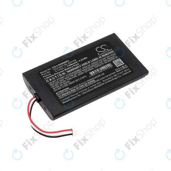 Baterija za Logitech Harmony 9, 1300mAh, Li-Pol, 3.7V, 533-000128, HQ
