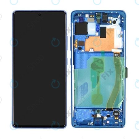 Samsung Galaxy S10 Lite G770F - LCD zaslon + zaslon osjetljiv na dodir + okvir (Prism Blue) - GH82-21672C, GH82-22044C, GH82-22045C, GH82-21992C, GH82-22045C Originalni servisni paket