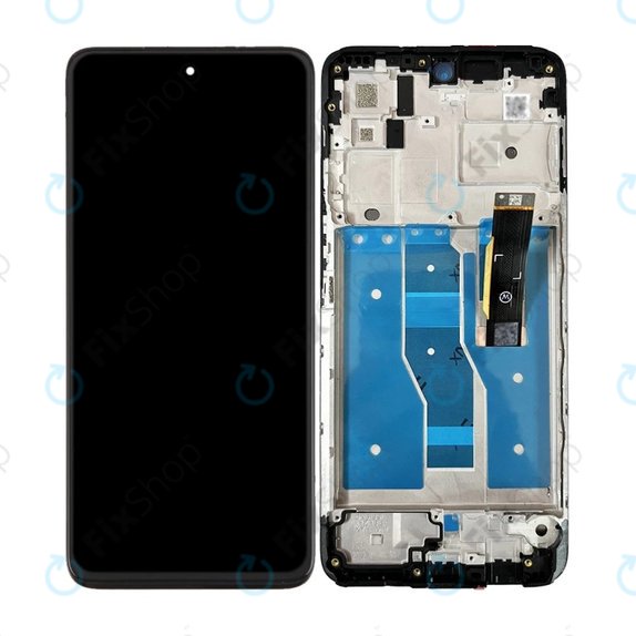 Motorola Moto G82 5G XT2225 - LCD zaslon + zaslon osjetljiv na dodir + okvir (Meteorite Gray) OLED