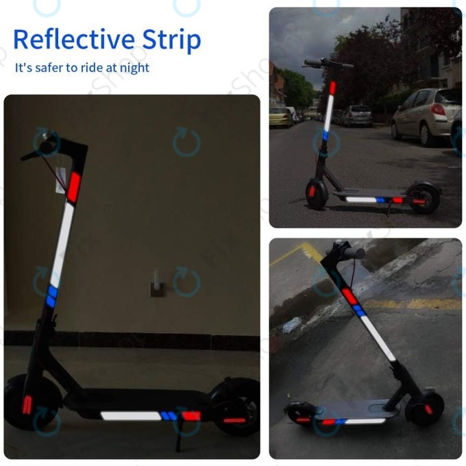 Xiaomi Mi Electric Scooter 1S, 2 M365, Essential, Pro, Pro 2 - Reflexne Naljepnice (A)