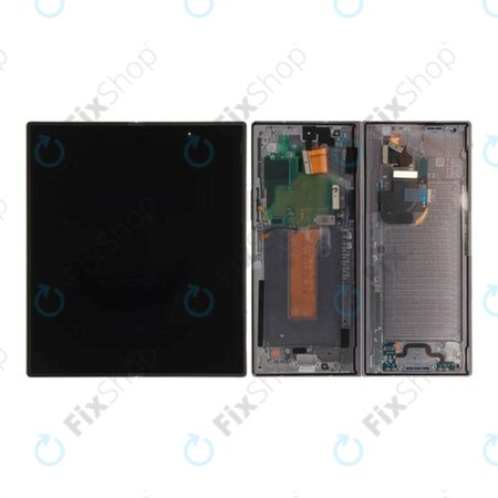 Samsung Galaxy Z Fold 6 F956B - LCD zaslon + zaslon osjetljiv na dodir + okvir (Silver Shadow) - GH82-35042A Genuine Service Pack