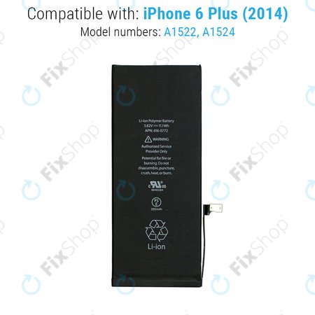 Apple iPhone 6 Plus - Baterija 2915mAh