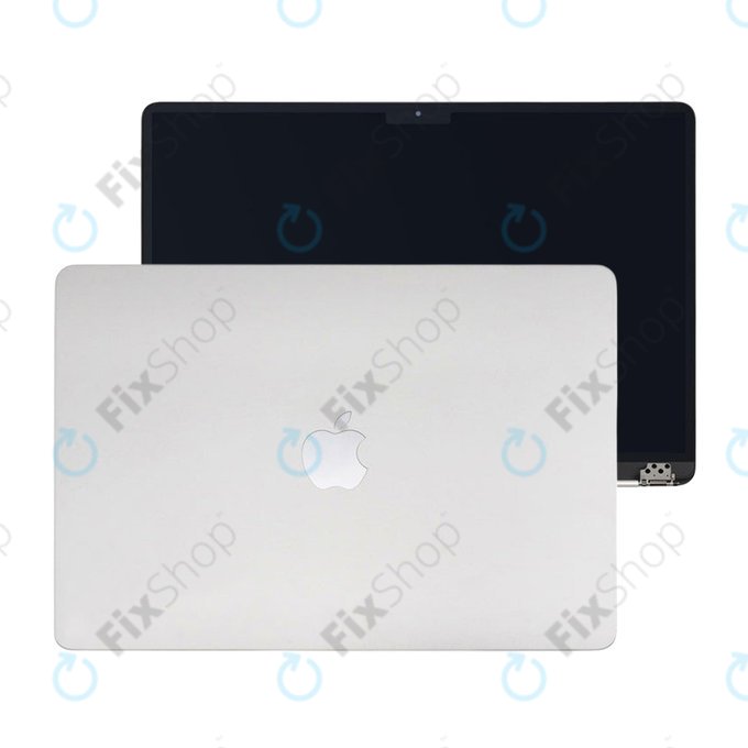 LCD zaslon za MacBook Air 15", A3114 (2024), s prednjim staklom i pokrovom, Silver, 661-40256, Genuine Apple