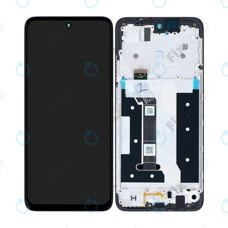 Motorola Moto G35 5G - LCD zaslon + zaslon osjetljiv na dodir + okvir (Black) - 5D68C28856 Genuine Service Pack