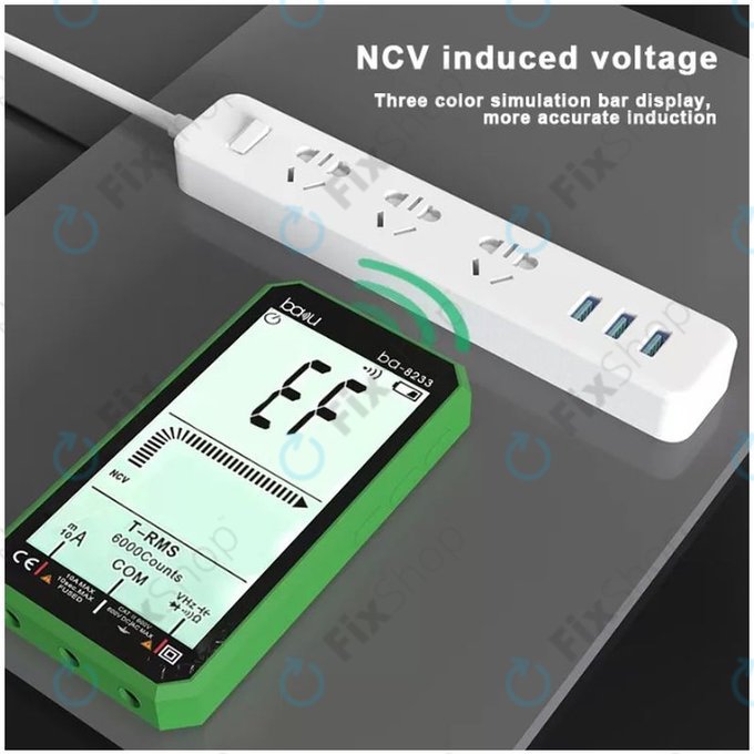 Baku BA-8233 - Profesionalni digitalni multimetar sa zaslonom osjetljivim na dodir