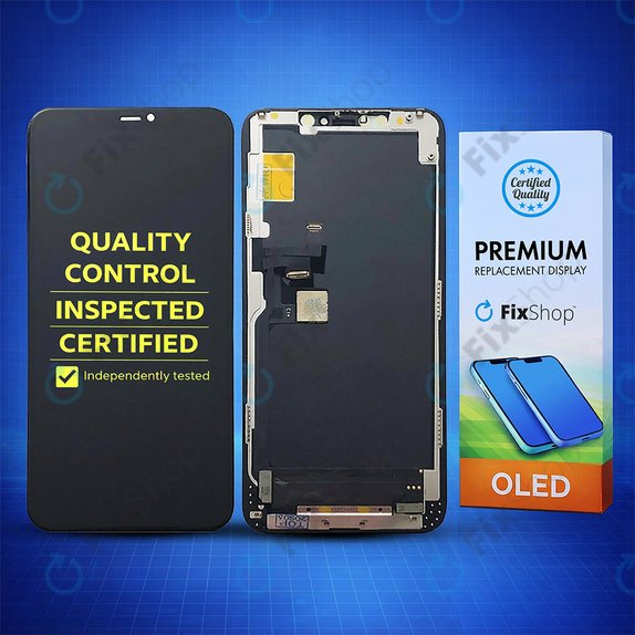 Zaslon Hard OLED za iPhone 11 Pro Max, Dodirni ekran s okvirom, FixPremium