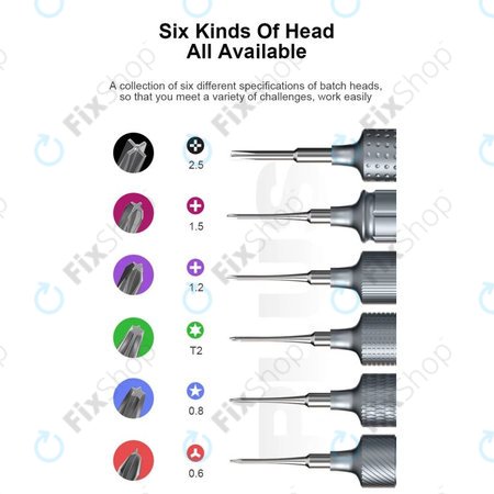 Mechanic KING KONG+ - Set odvijača Torx, Tri-point, Cross - 6 kom