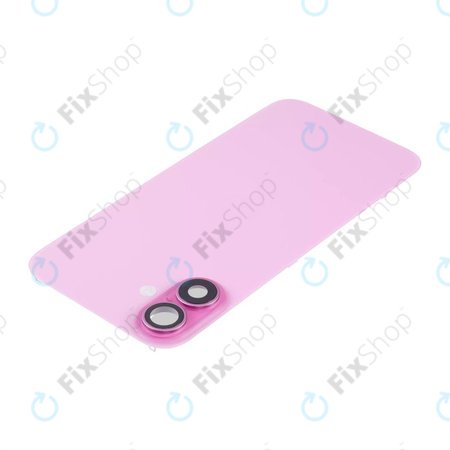 Apple iPhone 16 - Stražnje staklo kućišta + staklo kamere + metalni okvir + Magsafe magnet (Pink)