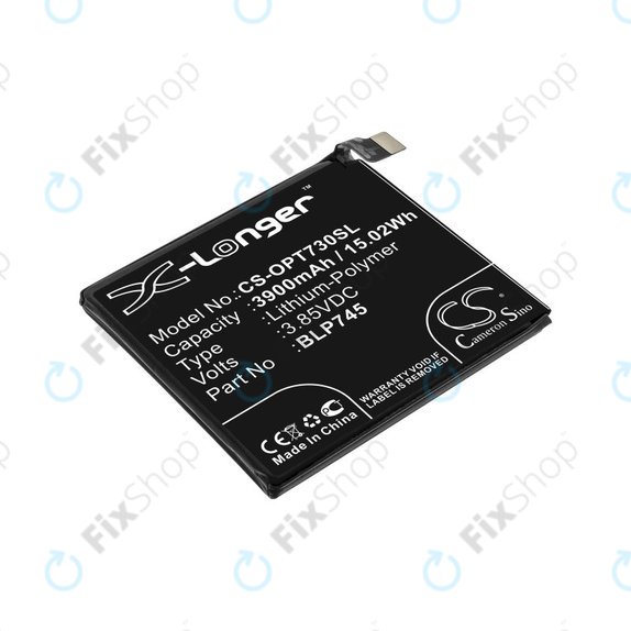 Baterija za  OnePlus 7T Pro, 3900mAh, Li-Pol, 3.85 V, BLP745, HQ