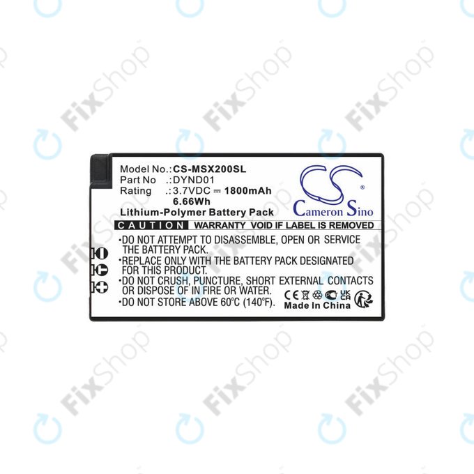 Baterija za Microsoft Xbox Elite Series 2, 1800mAh, Li-Pol, 3.7V, DYND01, HQ