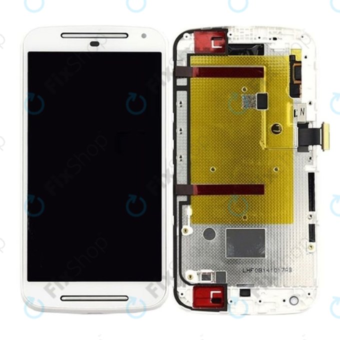 Motorola Moto G XT1068 - LCD zaslon + zaslon osjetljiv na dodir + okvir (White) TFT