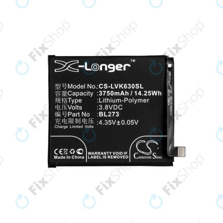 Lenovo K6 Note - Baterija BL273 3750mAh HQ