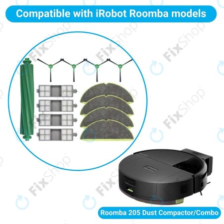 iRobot Roomba 205 Dust Compactor, DustCompactor Combo - Kompletan set