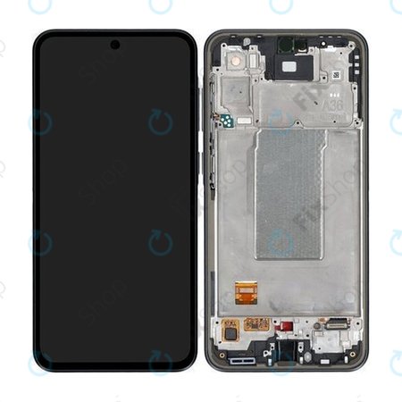 Samsung Galaxy A36 A366E - LCD zaslon + zaslon osjetljiv na dodir + okvir (Awesome Black) - GH82-36841A Genuine Service Pack