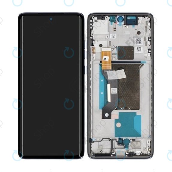Motorola Edge 60 Fusion - LCD zaslon + zaslon osjetljiv na dodir + okvir (Slipstream) - 5D68C29878 Genuine Service Pack