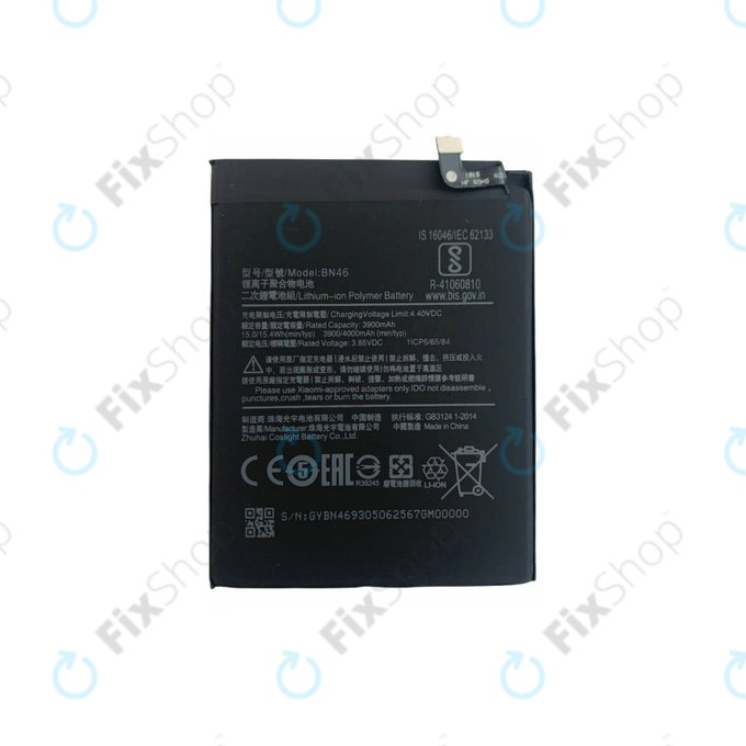Xiaomi Redmi Note 8T, Redmi 7, Redmi 8A - Baterija BN46 4000mAh