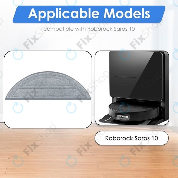 Krpa za brisanje, 2 kom za Xiaomi Roborock Saros 10
