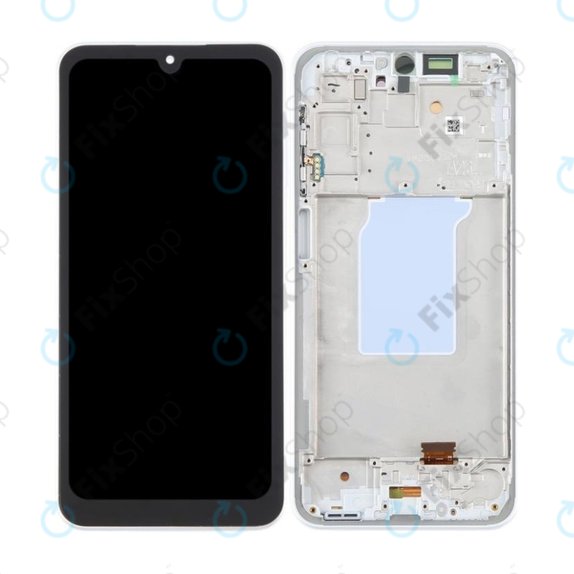 Samsung Galaxy A26 A266E - LCD zaslon + zaslon osjetljiv na dodir + okvir (White) OLED