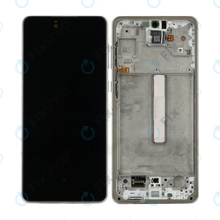 Samsung Galaxy A73 A736 - LCD zaslon + zaslon osjetljiv na dodir + okvir (White) OLED