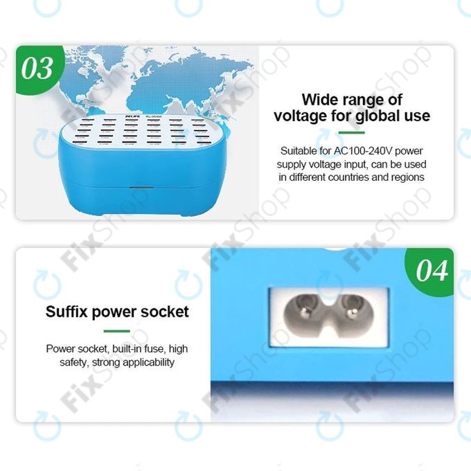 Relife RL-304M - Smart Service USB punjač - 30x USB / 160 W
