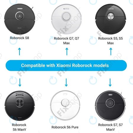 Xiaomi Roborock S5, S5 Max, S6 Pure, S6 MaxV, S7, S7 MaxV, S8, Q7, Q7 Max - Dock za punjenje (Crna)