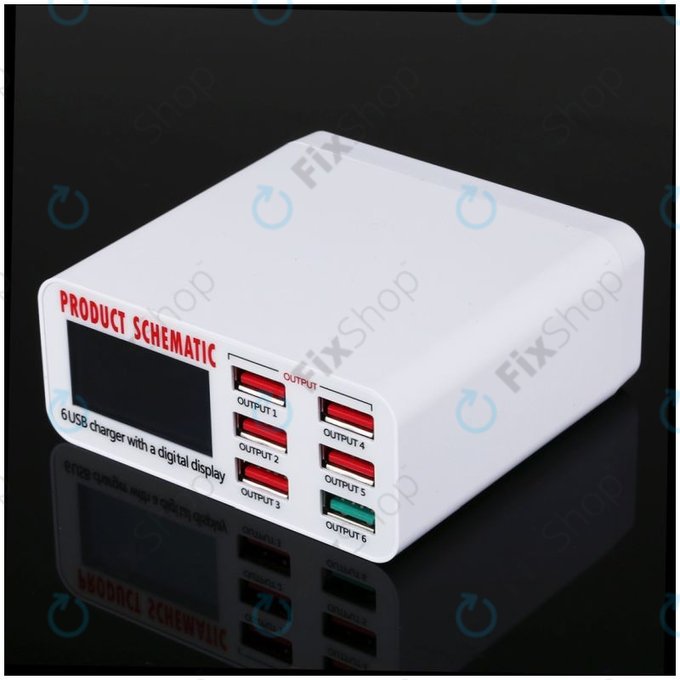 Product Schematic 896 - USB stanica za punjenje s USB 3.0