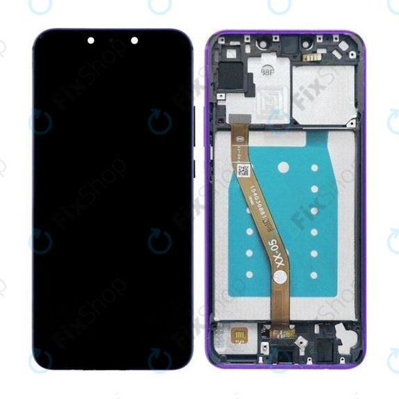 Huawei P Smart Plus (Nova 3i) - LCD zaslon + zaslon osjetljiv na dodir + okvir (Iris Purple) TFT