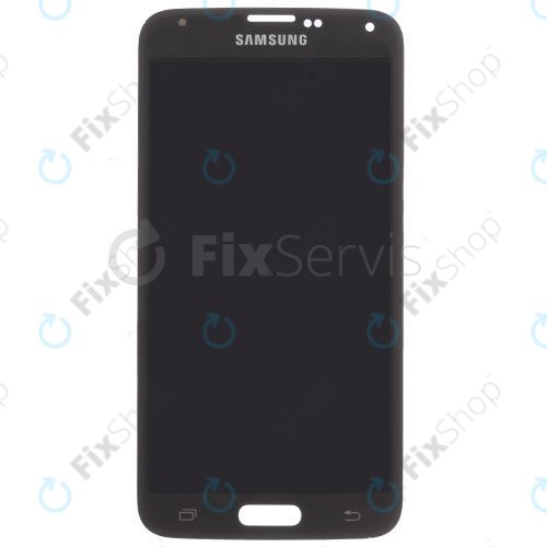 Samsung Galaxy S5 Mini G800F - LCD zaslon + zaslon osjetljiv na dodir (ugljeno crna) - GH97-16147A Originalni servisni paket