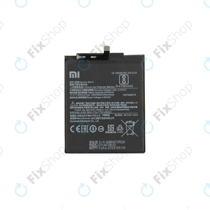 Xiaomi Redmi 6, 6A - Baterija BN37 3000mAh - 46BN37W02093, 46BN37A06003 Originalni servisni paket