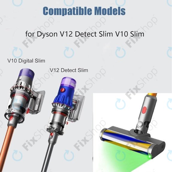 Dyson V12 - Podna glava s LED zelenim svjetlom