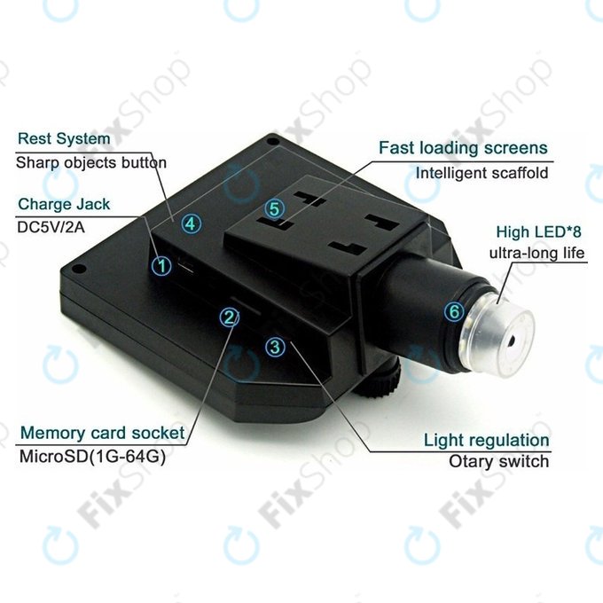 Wi-Fi prijenosni digitalni mikroskop/kamera/povećalo (1080p)