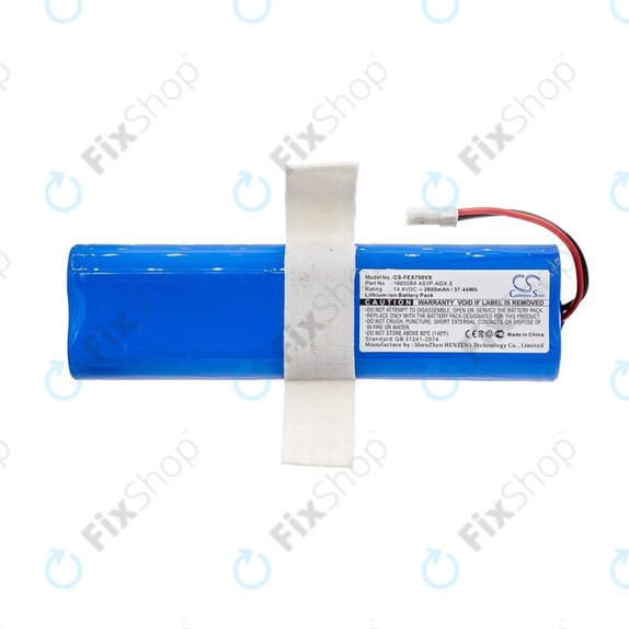Zaco V3, V40, V5s Pro, V5x, Silvercrest SSWR A1, SSWR B1, SSR 3000 A1 - Baterija 18650B4-4S1P-AGX-2 Li-Ion 14.4V 2600mAh HQ
